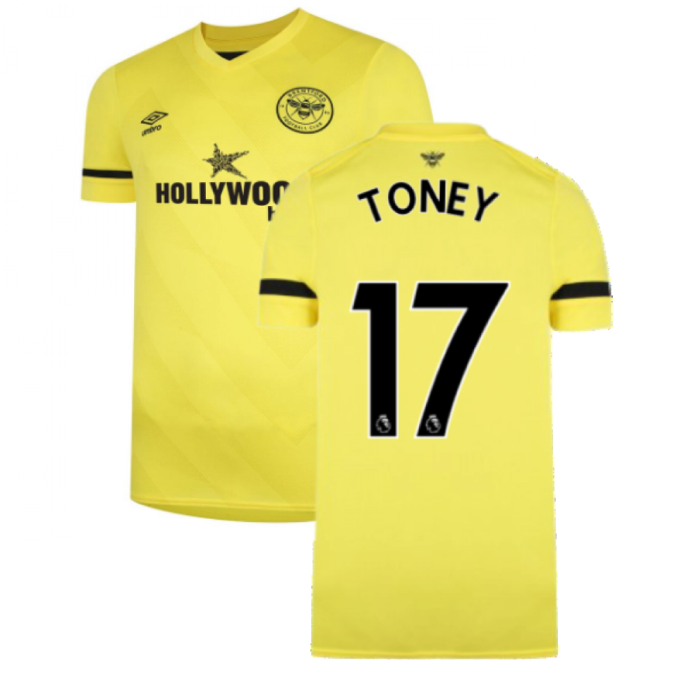 (3XL) 2021-2022 Brentford Away Shirt (TONEY 17)