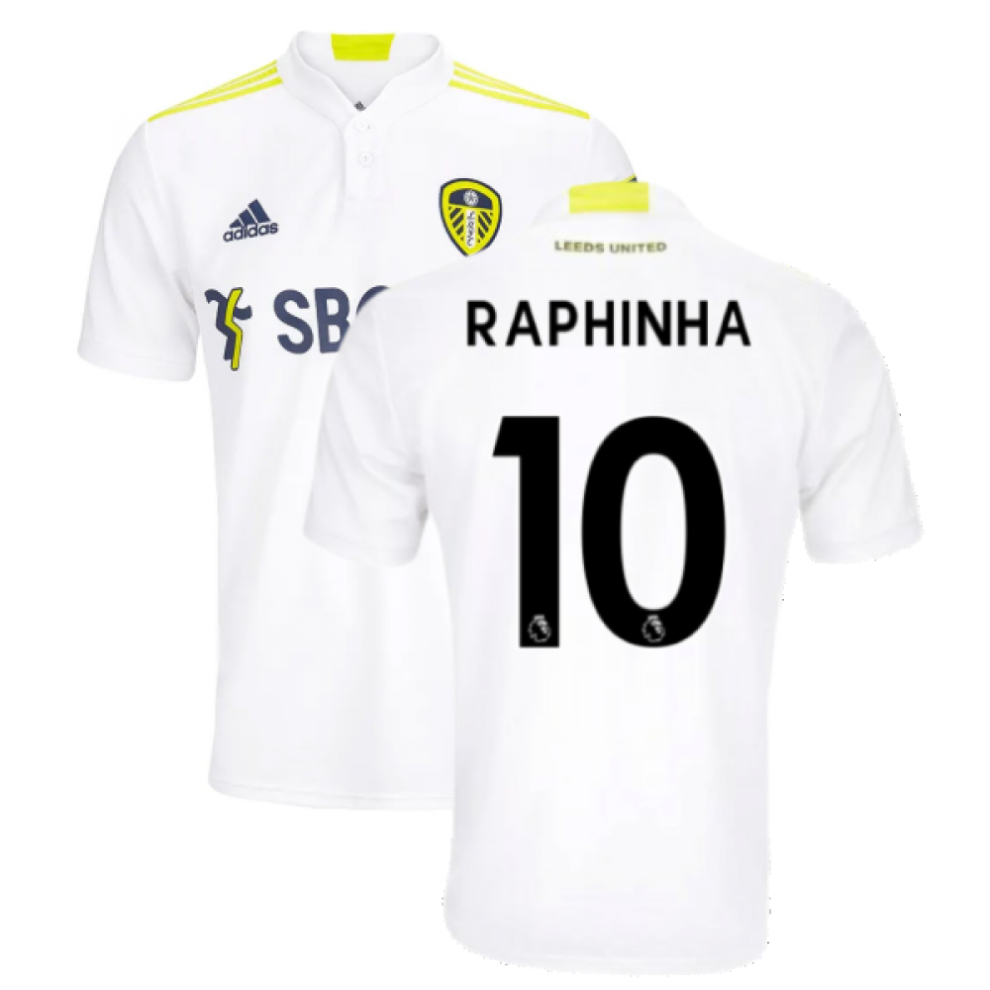 (M) 2021-2022 Leeds Home Shirt (RAPHINHA 10)