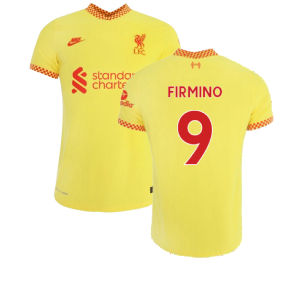 New Nike (L) Liverpool 2021-2022 3Rd Shirt (Firmino 9) Db5902-704-231520 Size 3