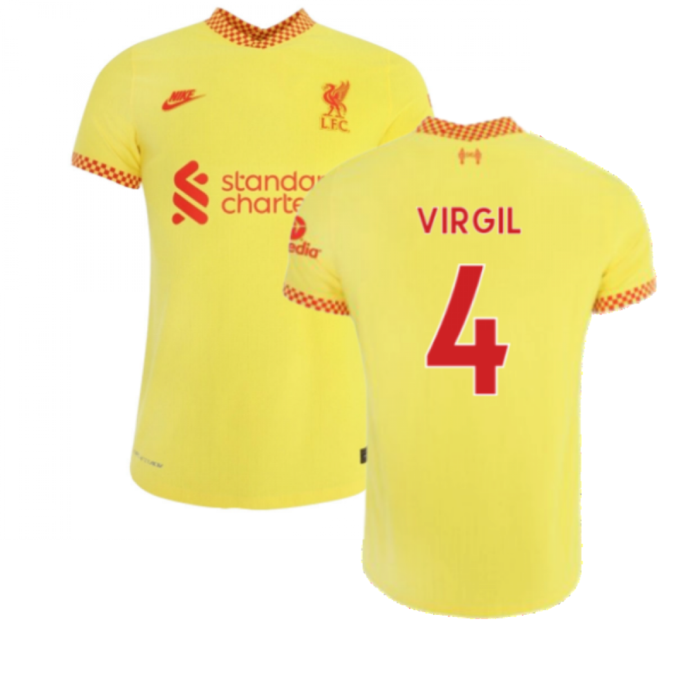 (S) Liverpool 2021-2022 3rd Shirt (VIRGIL 4)