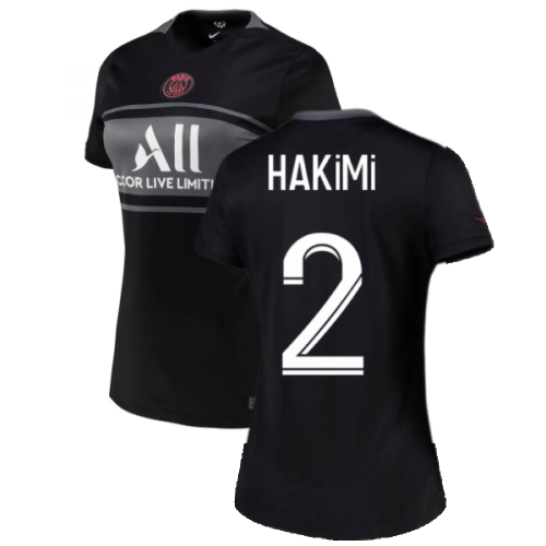 Nike (L) PSG 2021-2022 Womens 3rd Shirt (HAKIMI 2)