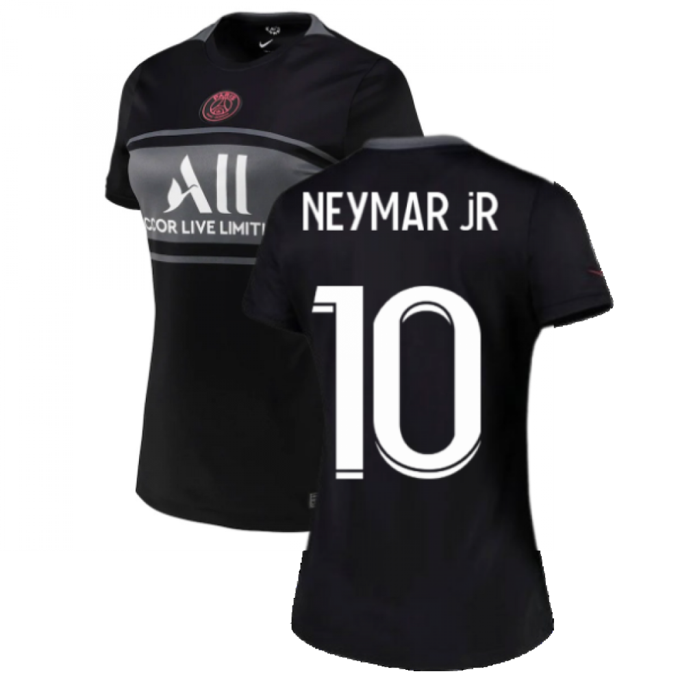 Nike (L) Psg 2021-2022 Womens 3Rd Shirt (Neymar Jr 10)