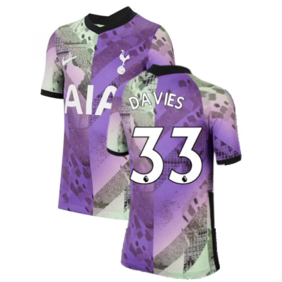 (XLB) Tottenham 2021-2022 3rd Shirt (Kids) (DAVIES 33)