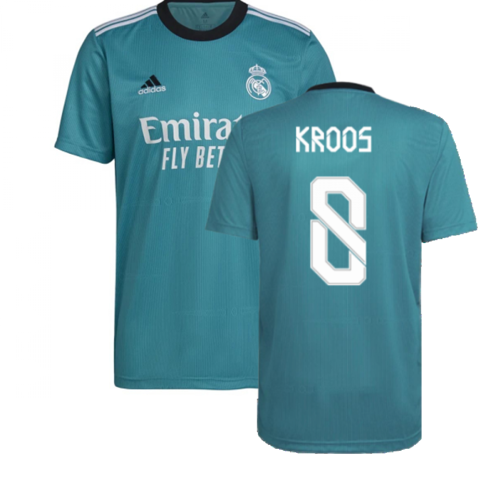 (XL) Real Madrid 2021-2022 Third Shirt (KROOS 8)