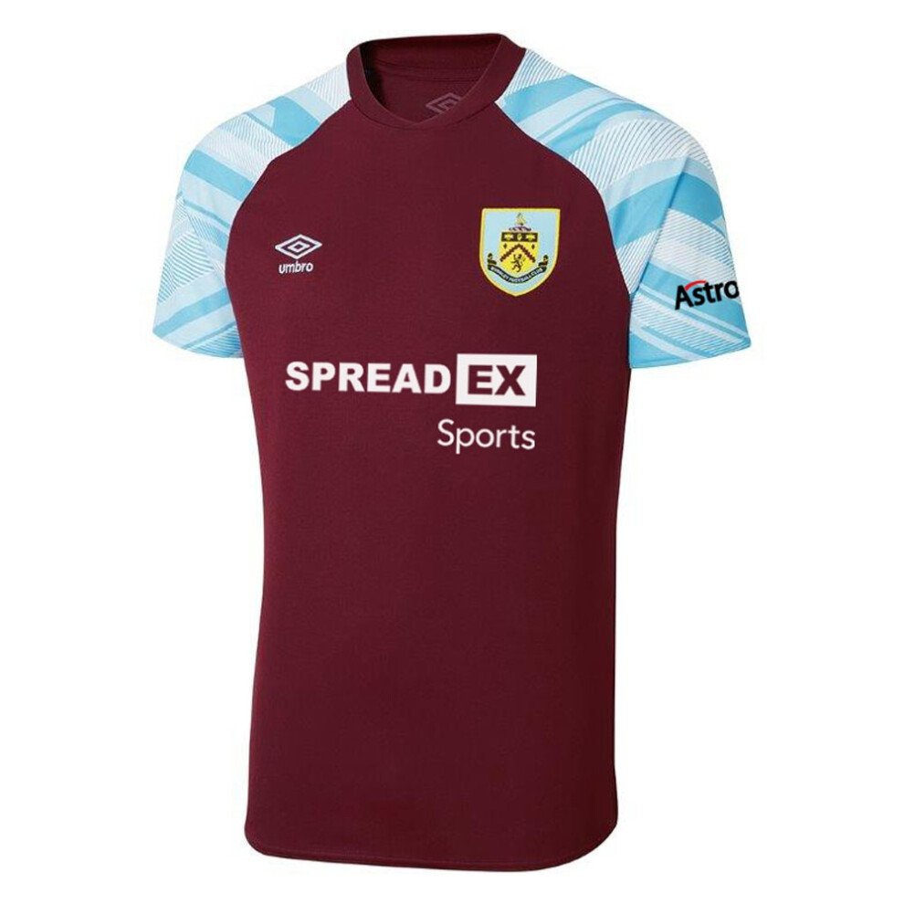 (XXL) 2021-2022 Burnley Home Shirt