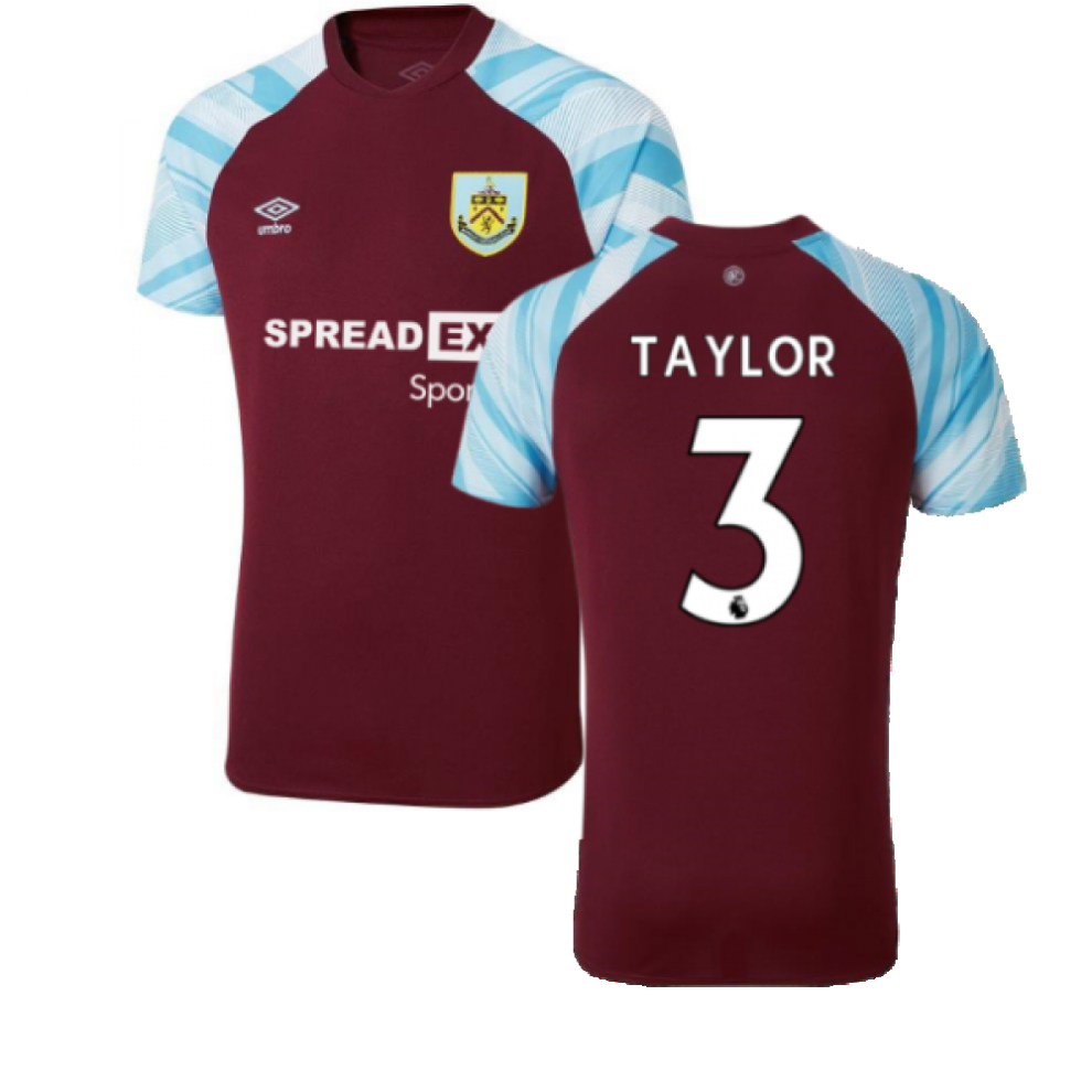 (XXL) 2021-2022 Burnley Home Shirt (TAYLOR 3)