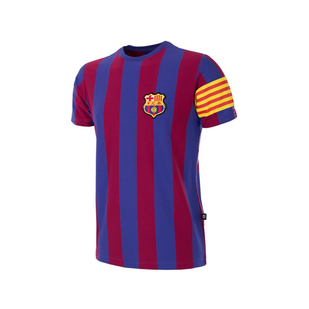(XLB) FC Barcelona Captain Retro Kids T-Shirt-image-OPC-PFYW5KS-NEW