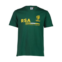 (XL) Rugby World Cup 2023 South Africa Supporter T-shirt - Bottle Green