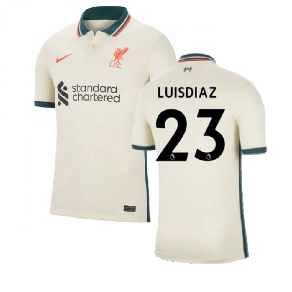 (LB) Liverpool 2021-2022 Away Shirt (Kids) (LUIS DIAZ 23)