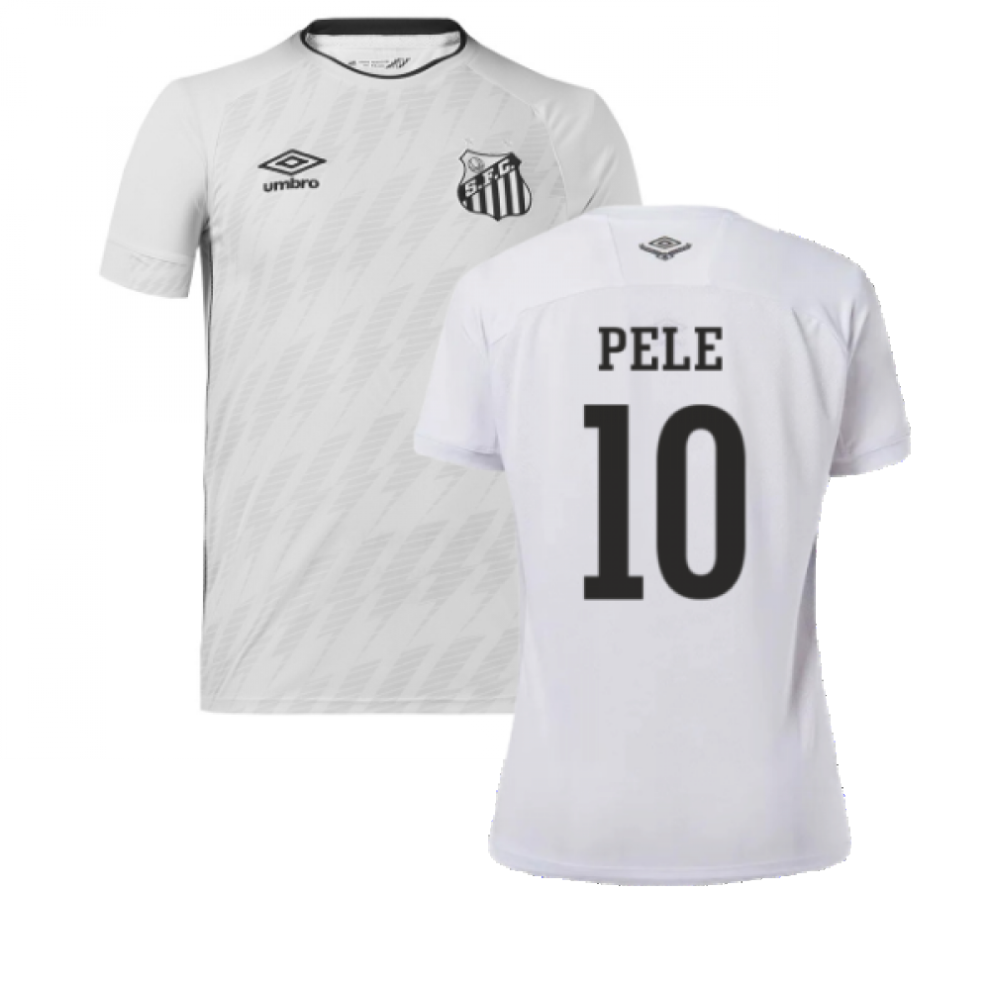 (XL) 2021-2022 Santos Home Shirt (PELE 10)