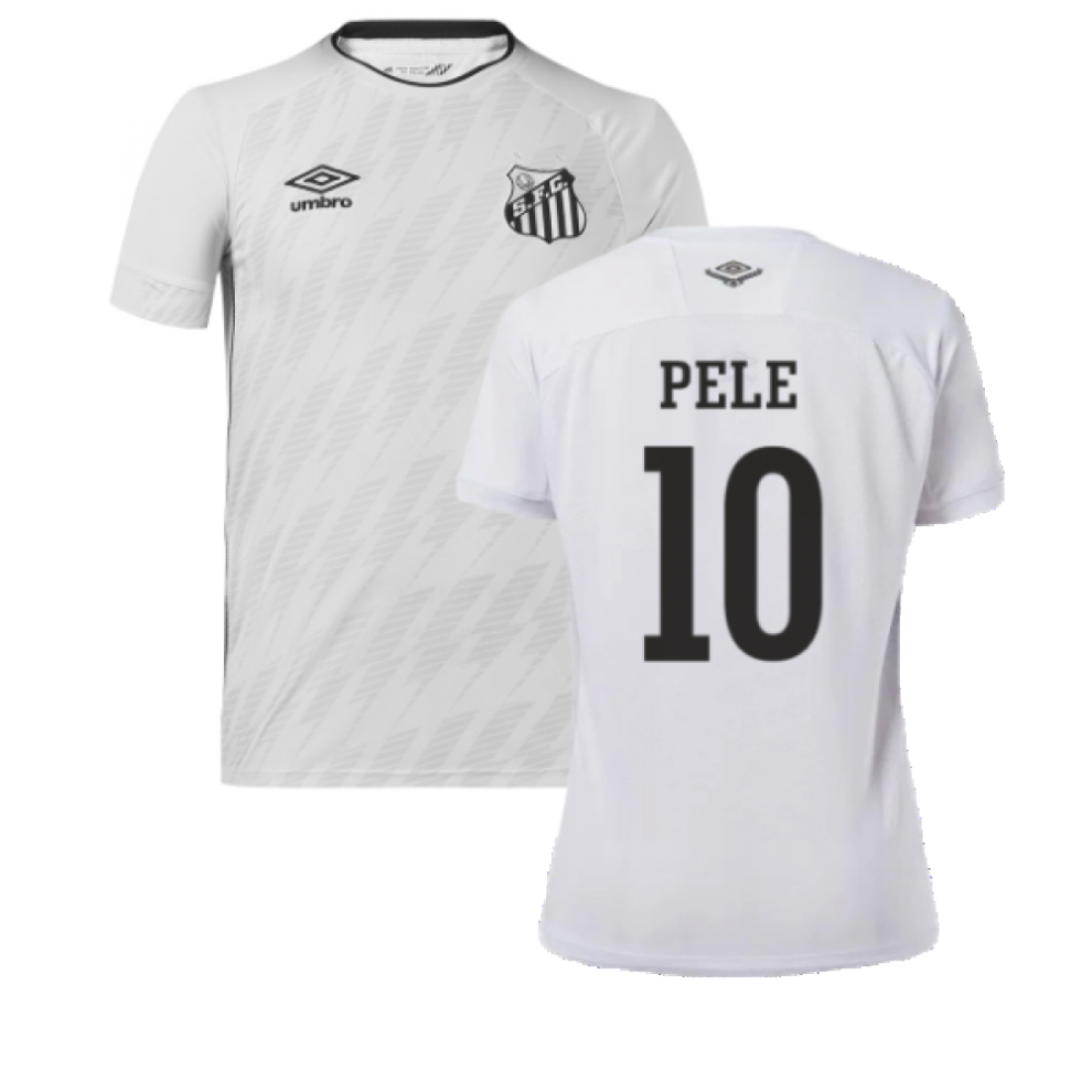 (M) 2021-2022 Santos Home Shirt (PELE 10)