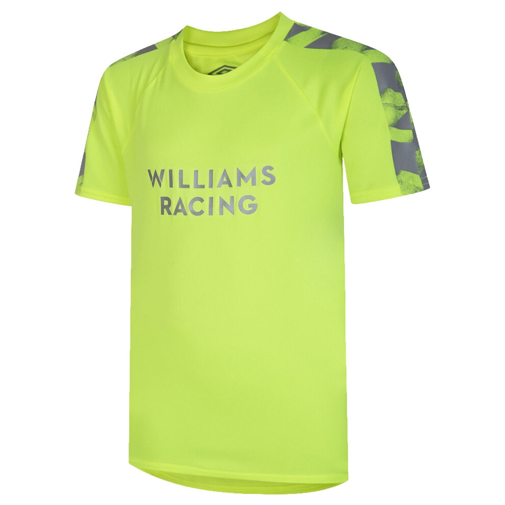 (XL) 2022 Williams Racing Hazard Jersey (Yellow)