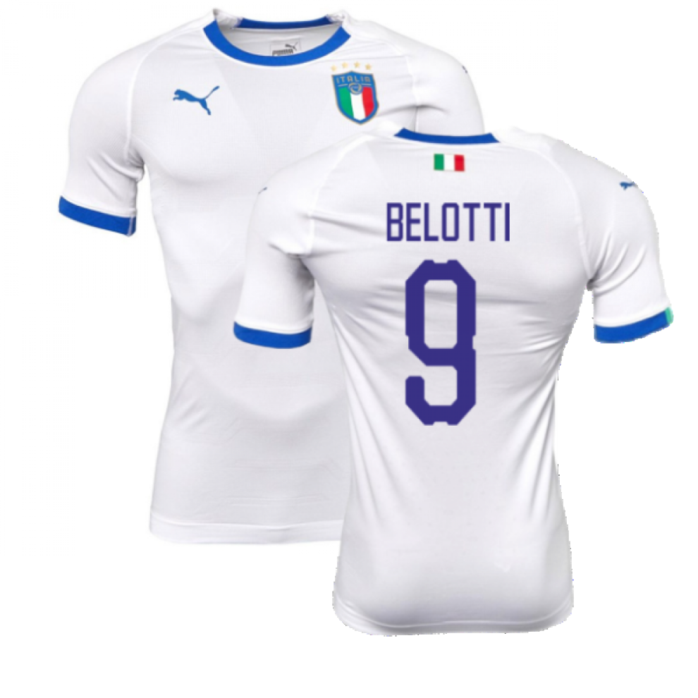 (XXL) 2018-2019 Italy Away evoKIT Away Shirt (Belotti 9)