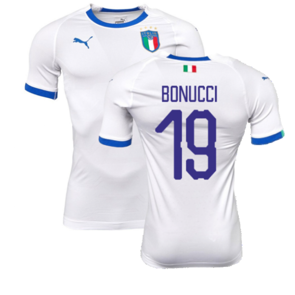 Puma (Xxl) 2018-2019 Italy Away Evokit Away Shirt (Bonucci 19)