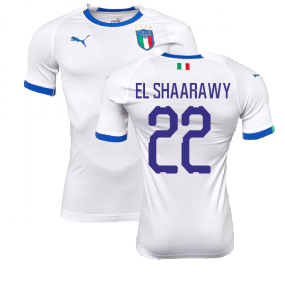 (M) 2018-2019 Italy Away evoKIT Away Shirt (El Shaarawy 22)