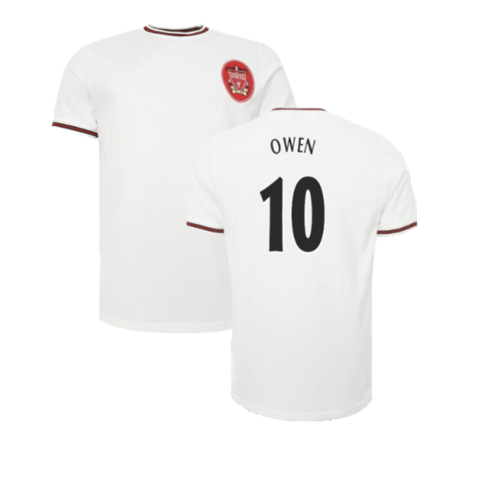 Liverpool Fc (M) Liverpool Heritage 1997 Ecru Away Tee (Owen 10)