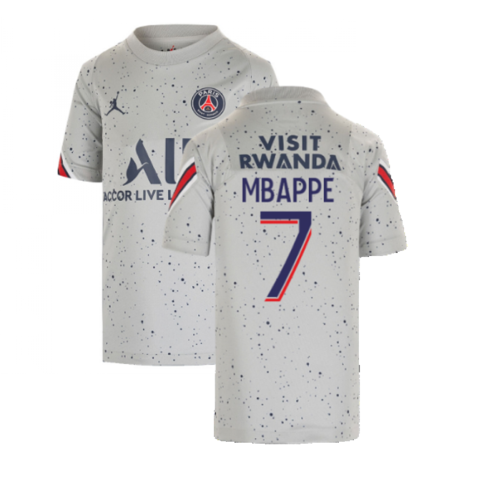 (SB) 2021-2022 PSG Strike Fourth Shirt (Kids) (MBAPPE 7)