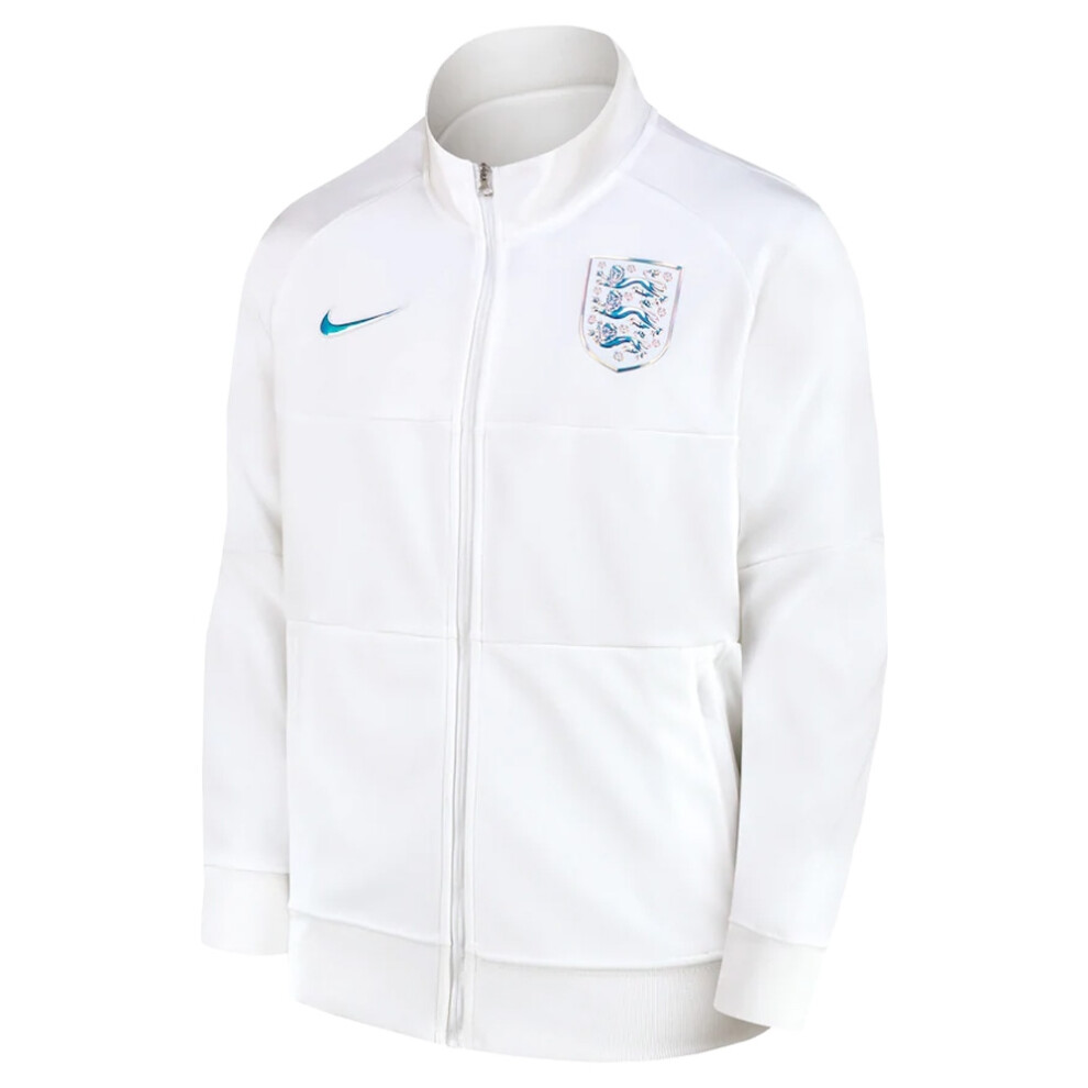 (XLB) 2022 England Euro Track Jacket (Kids) - White