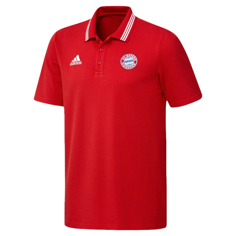 (XXL) 2022-2023 Bayern Munich DNA Polo Shirt (Red)