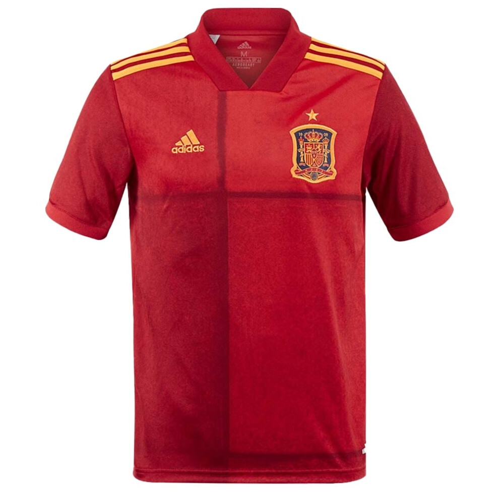 (M) 2020-2021 Spain Authentic Home Shirt