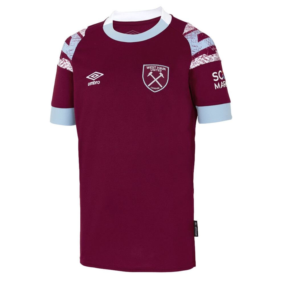 (XLB) 2022-2023 West Ham Home Shirt (Kids)