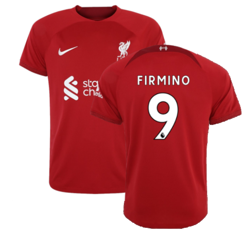 (XLB) 2022-2023 Liverpool Home Shirt (Kids) (FIRMINO 9)