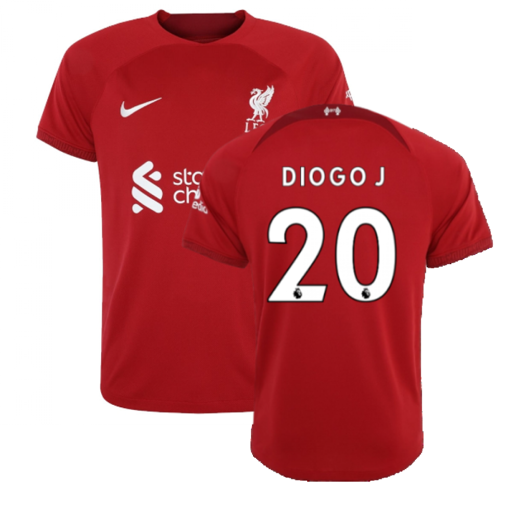 (XS) 2022-2023 Liverpool Home Shirt (DIOGO J 20)