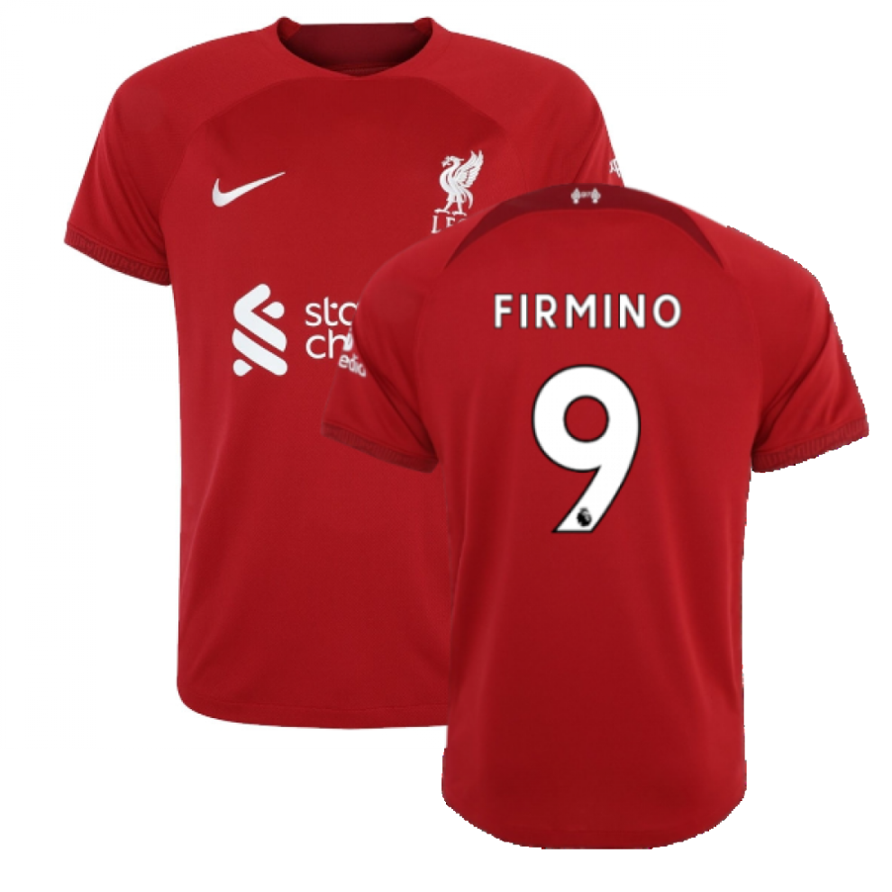 Nike (Xs) 2022-2023 Liverpool Home Shirt (Firmino 9)