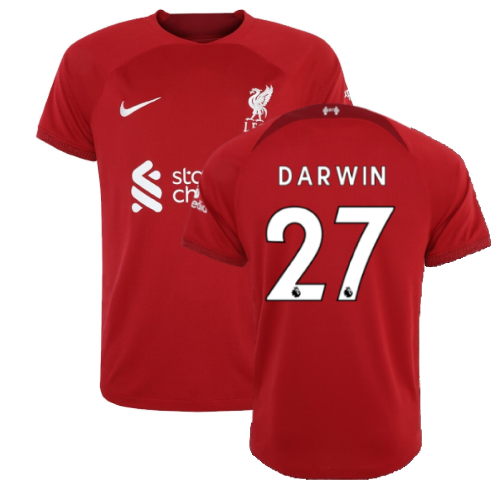 (XXL) 2022-2023 Liverpool Home Shirt (DARWIN 27)