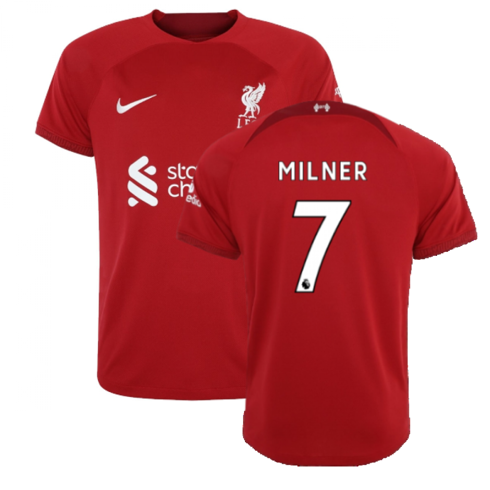 (XS) 2022-2023 Liverpool Home Shirt (MILNER 7)