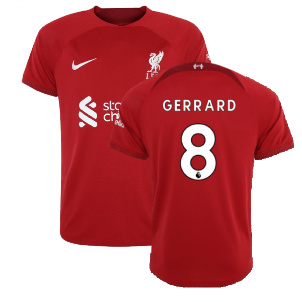 Nike (Xs) 2022-2023 Liverpool Home Shirt (Gerrard 8)