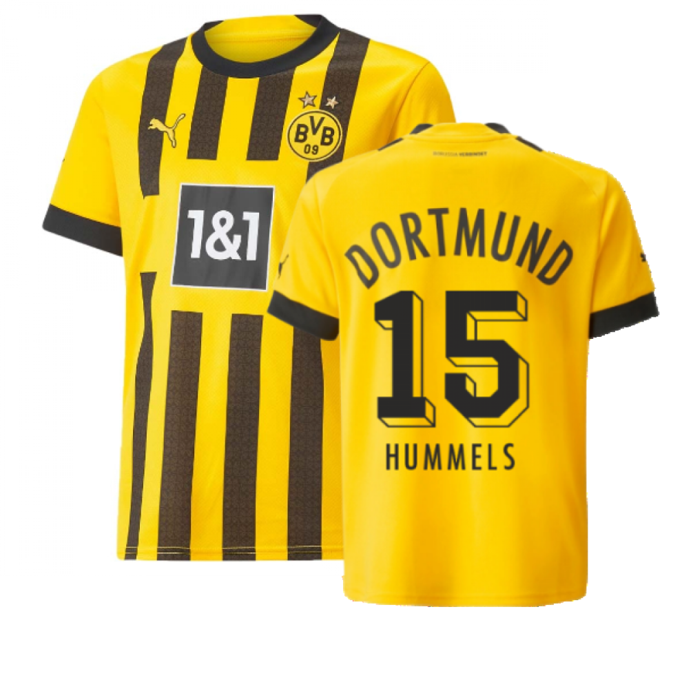Puma (Sb) 2022-2023 Borussia Dortmund Home Shirt (Kids) (Hummels 15)