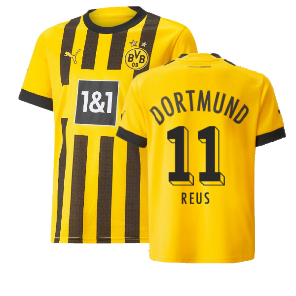 (XSB) 2022-2023 Borussia Dortmund Home Shirt (Kids) (REUS 11)