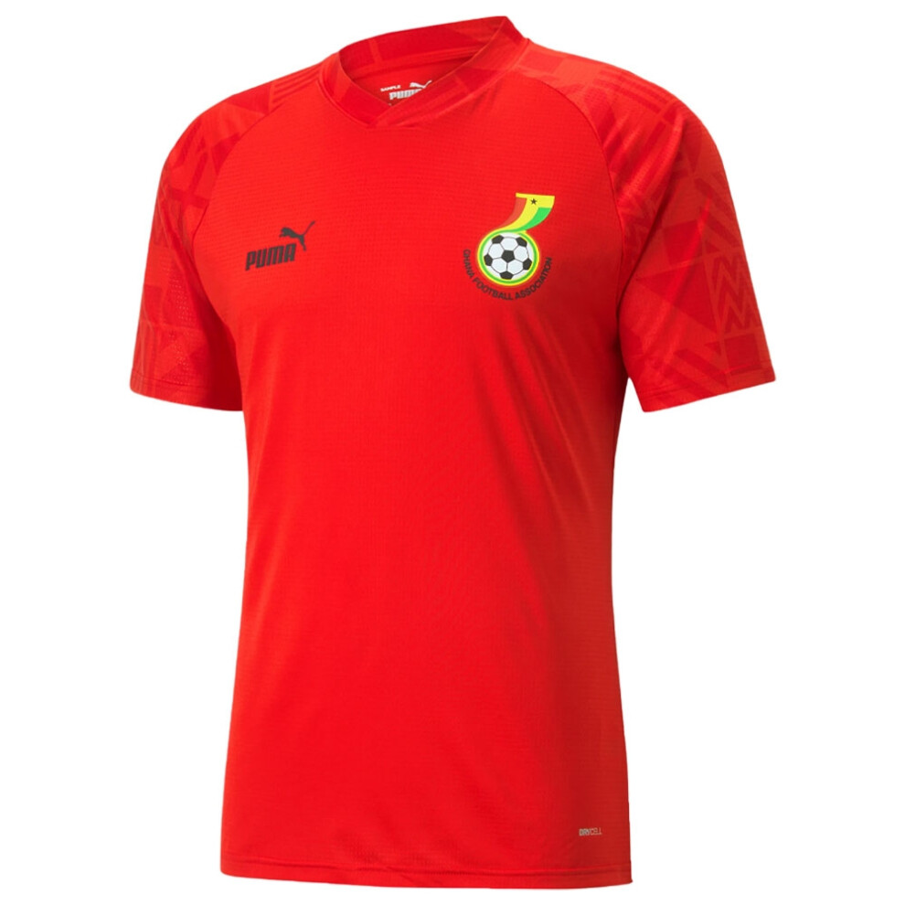 (M) 2022-2023 Ghana Pre Match Jersey (Red)