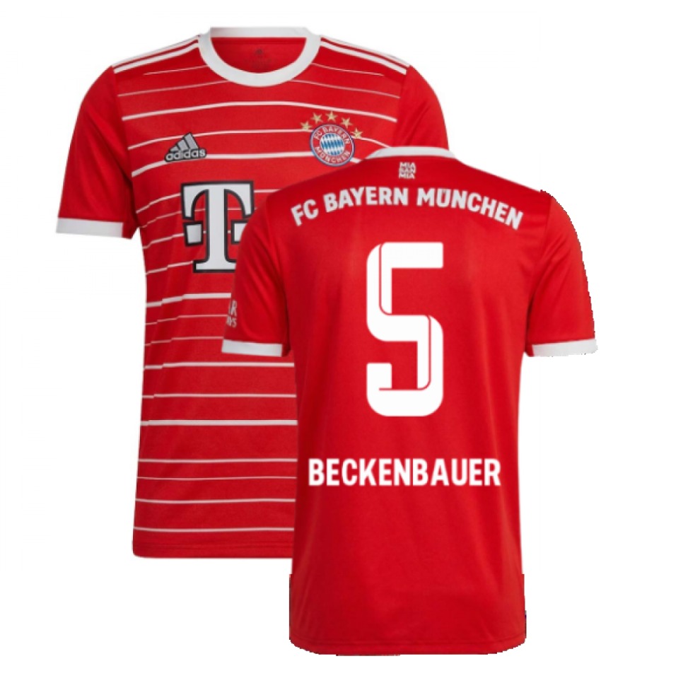 Adidas (Lb) 2022-2023 Bayern Munich Home Shirt (Kids) (Beckenbauer 5)