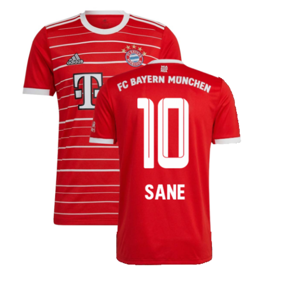 Adidas (Lb) 2022-2023 Bayern Munich Home Shirt (Kids) (Sane 10)