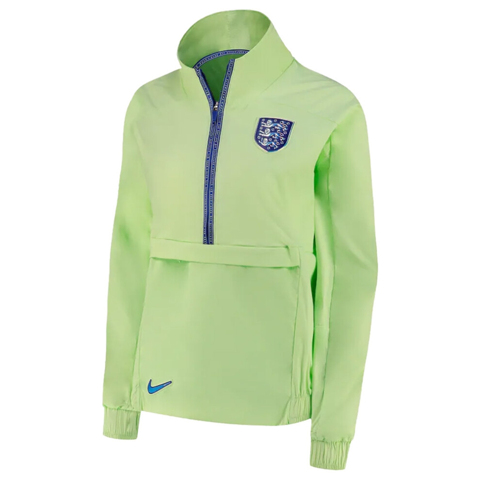 (S) 2022-2023 England Quarter Zip Football Jacket (Ladies)