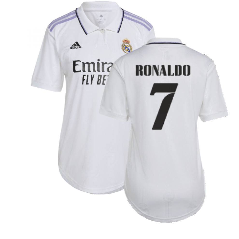 (L) 2022-2023 Real Madrid Womens Home Shirt (RONALDO 7)