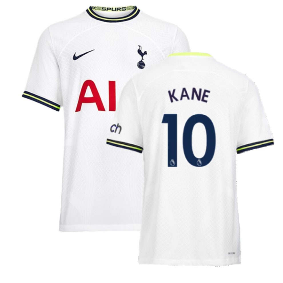 (XL) 2022-2023 Tottenham Vapor Home Shirt (KANE 10)