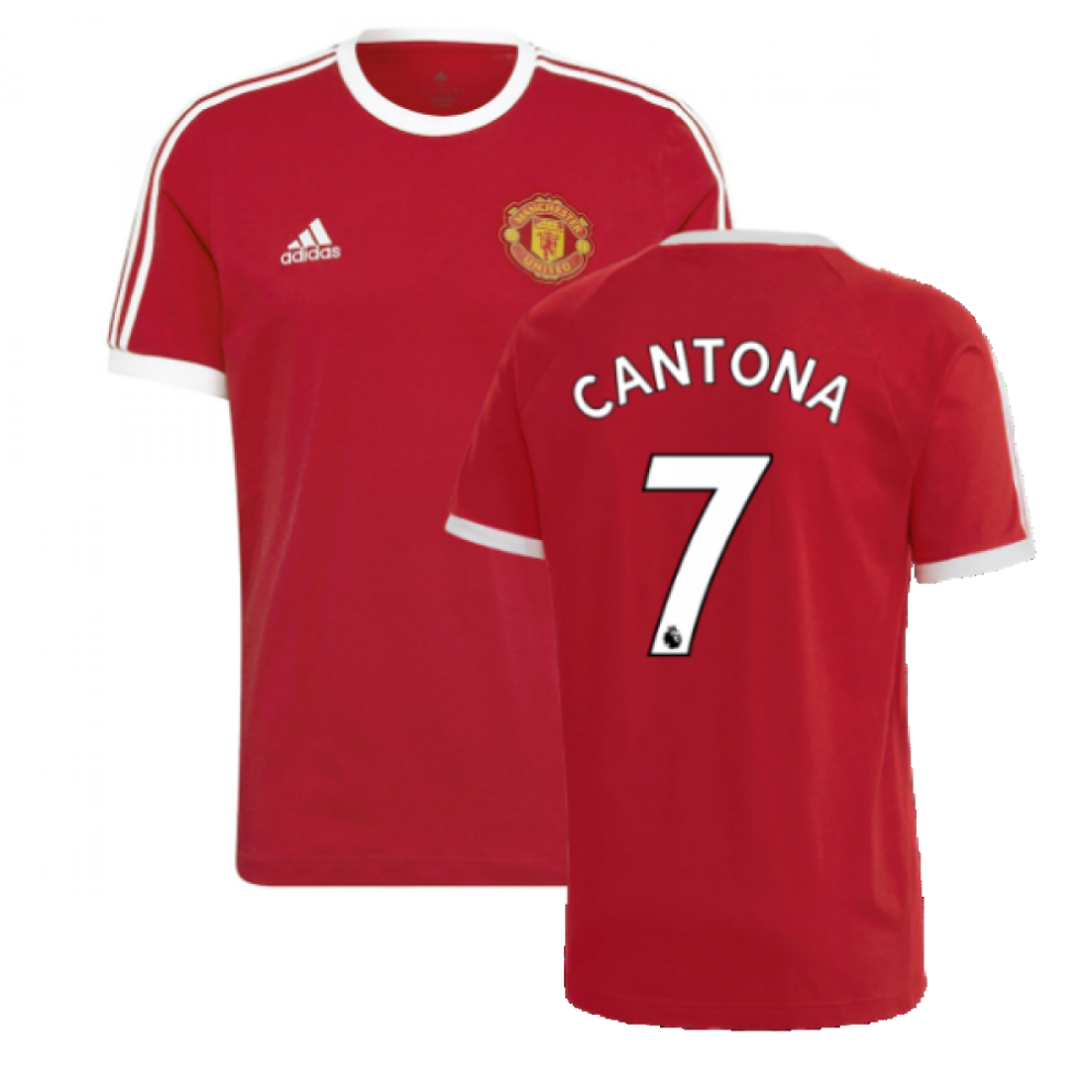 (3XL) 2022-2023 Man Utd 3S DNA Tee (Red) (CANTONA 7)