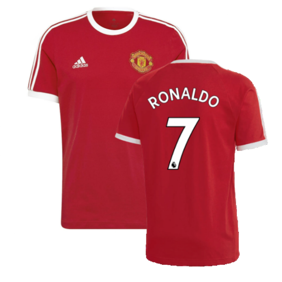 (3XL) 2022-2023 Man Utd 3S DNA Tee (Red) (RONALDO 7)