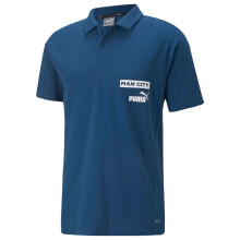 (M) 2022-2023 Man City Casuals Polo (Blue)
