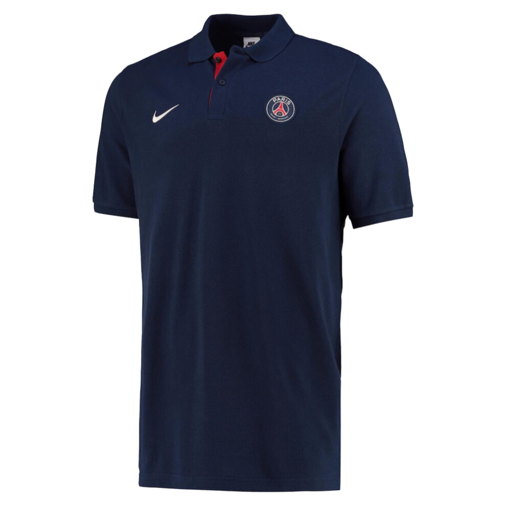 (M) 2022-2023 PSG Core Polo Shirt (Navy)