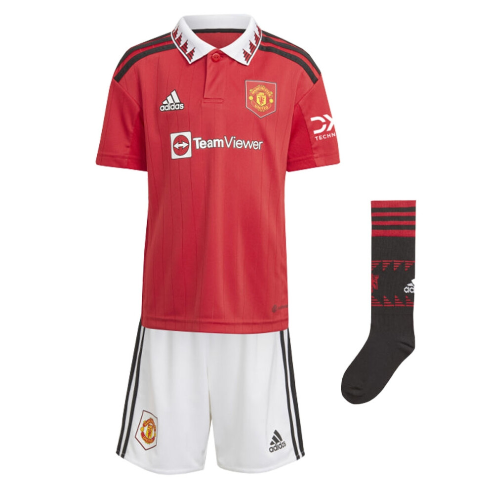 (4-5 Years) 2022-2023 Man Utd Home Mini Kit