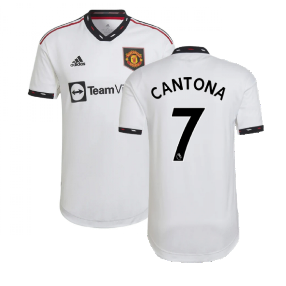 (XXL) 2022-2023 Man Utd Authentic Away Shirt (CANTONA 7)