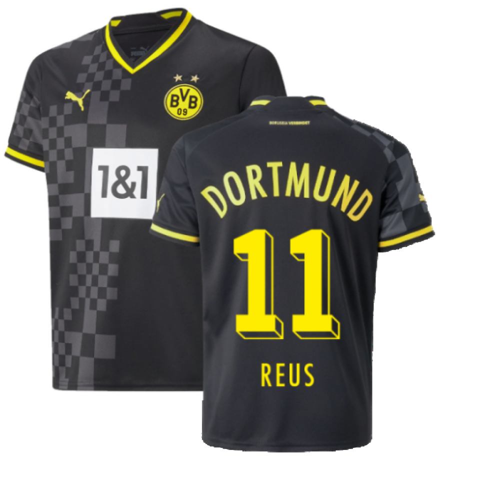 (XSB) 2022-2023 Borussia Dortmund Away Shirt (Kids) (REUS 11)