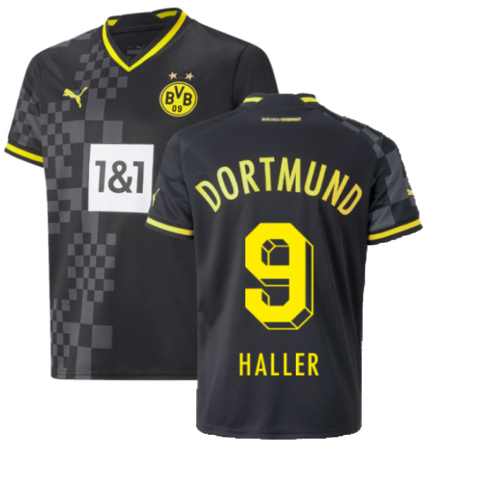 Puma (Xsb) 2022-2023 Borussia Dortmund Away Shirt (Kids) (Haller 9)