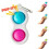Pop It Finger CE Approved Sensory Simpl Dimpl - Key Ring 1