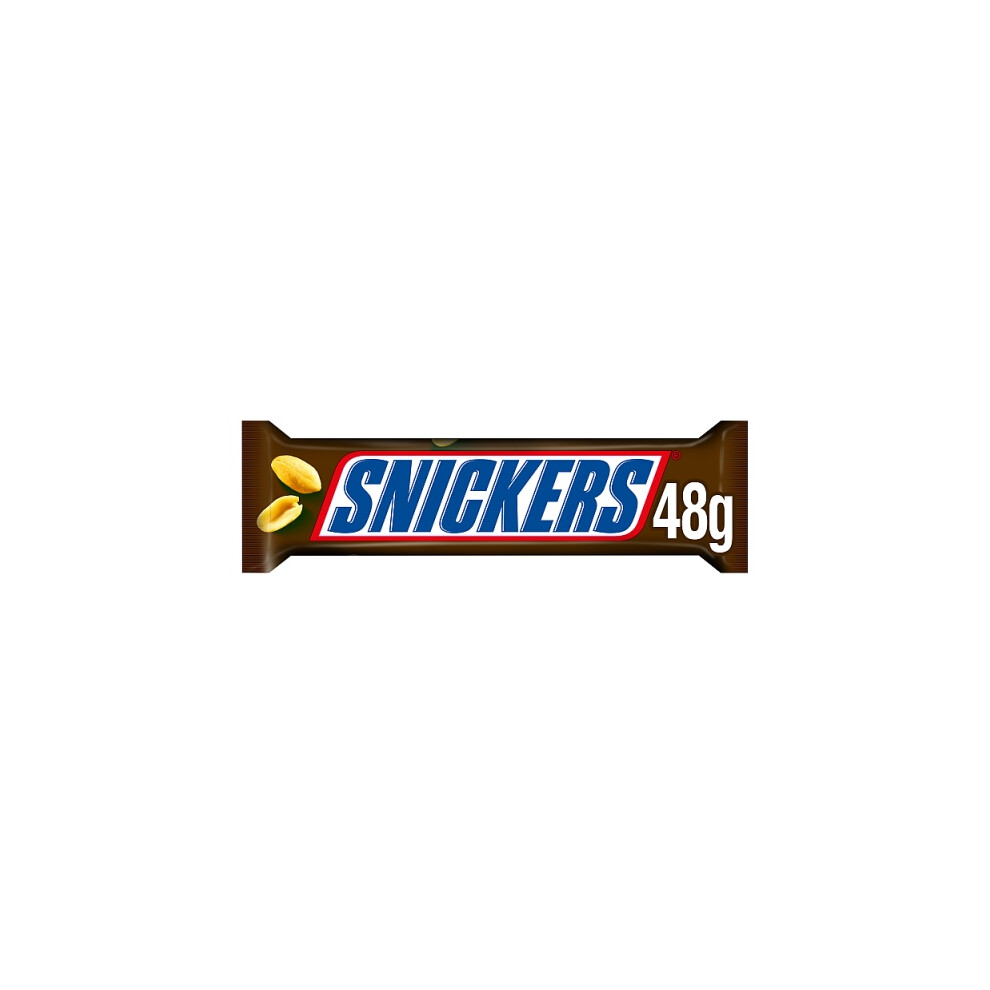 Snickers Caramel, Nougat, Peanuts & Milk Chocolate Snack Bar 48G (Case Of 48)