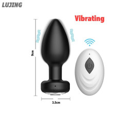 (as the picture, 1PCS-Vibrating) RH 10 Frequency Butt Plug Sex Shop Sex Toys For Gay Female Male Wireless Remote Control Anal Plug Vibrator Prostate Massage Lovers